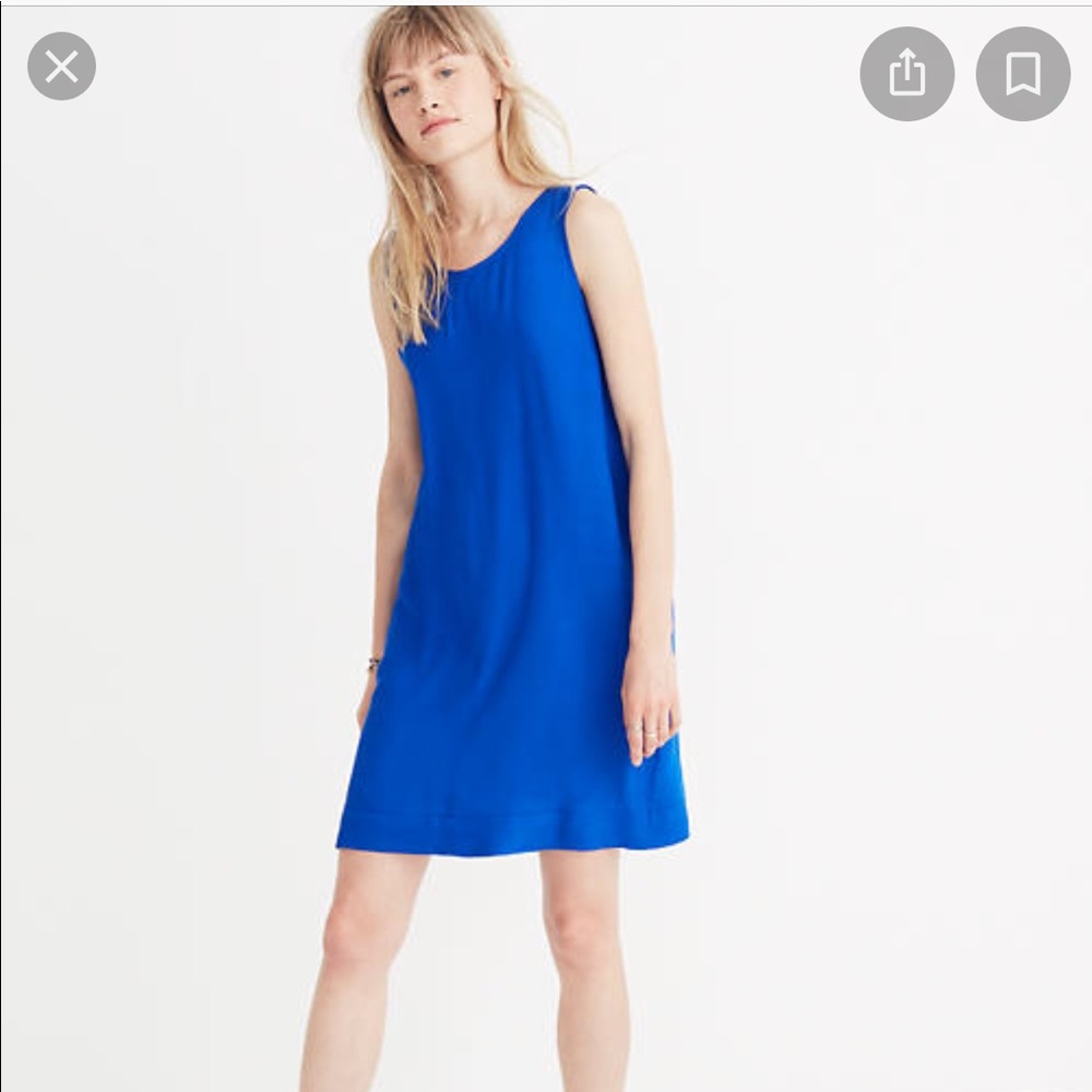 NWOT Madewell Lakeshore button-back dress XXS